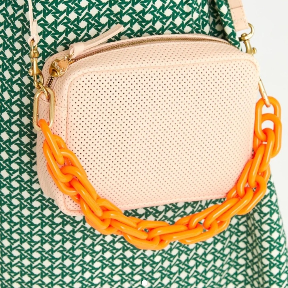 Clare V midi sac in pink ballet perf! (no strap)